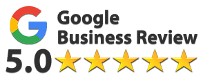 5.0 star rating on Google Business reviews